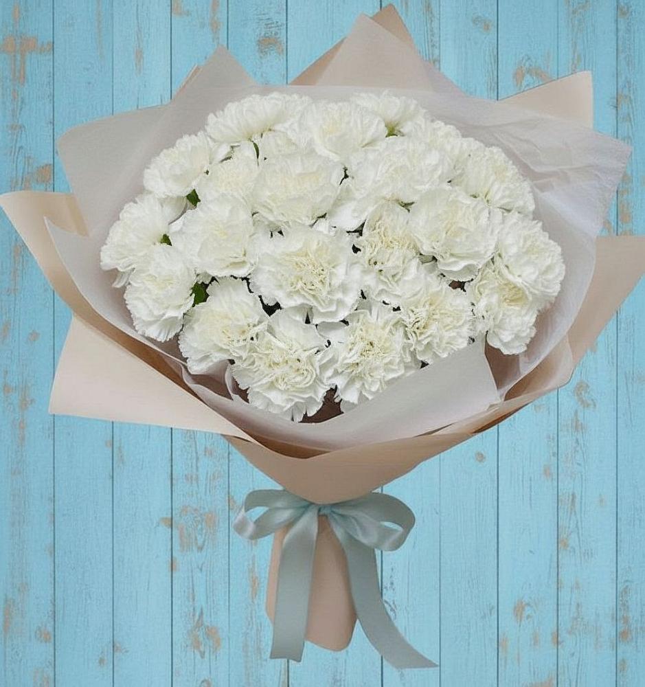 Букет цветов из: Гвоздики в Шангале