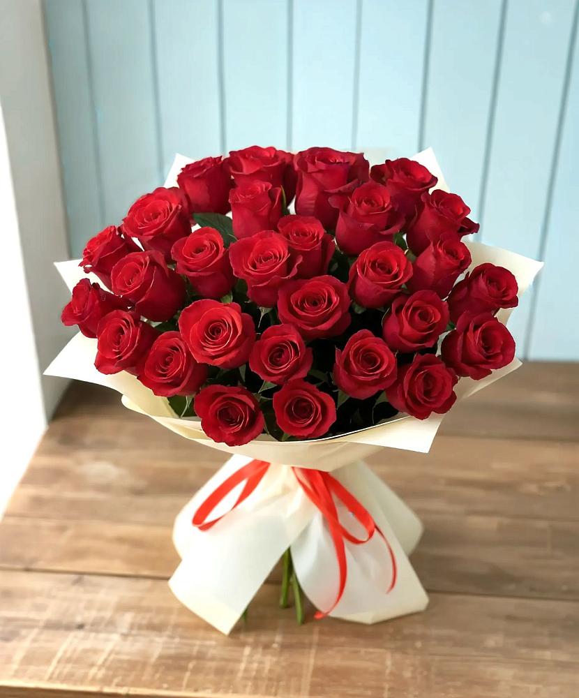 Букет 29 Красных роз в Шангале