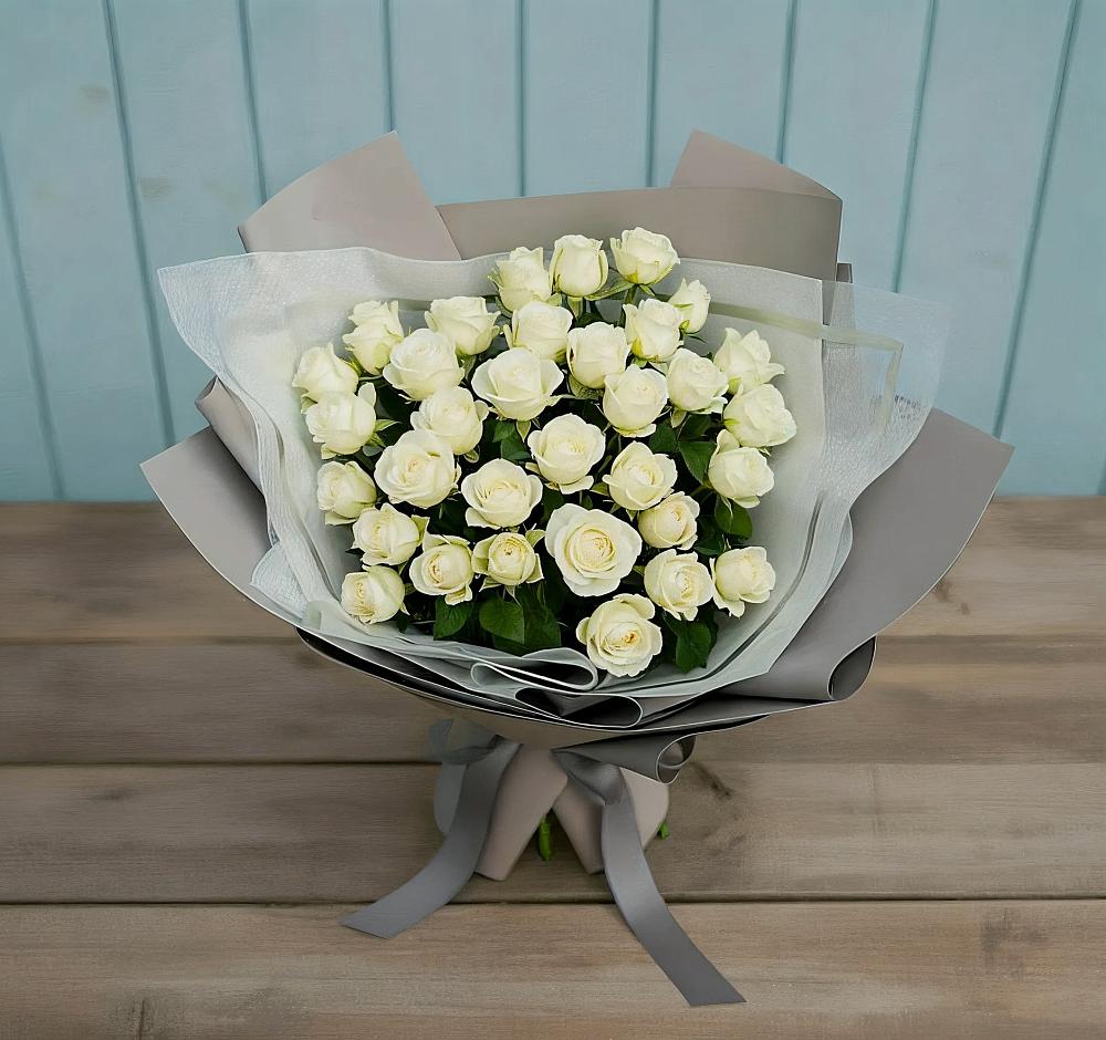 Букет Белоснежная нежность в Шангале