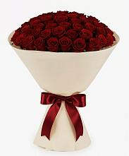 Букет 101 Бордовая роза Блэк Бакарра в Шангале