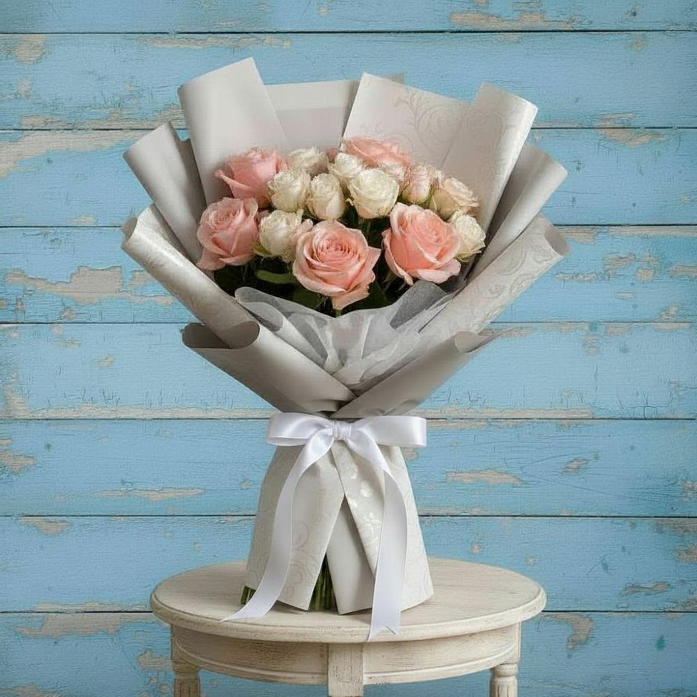 Букет цветов из: Розы в Шангале