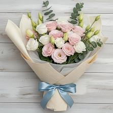 Букет цветов из:  Лизиантусы в Шангале