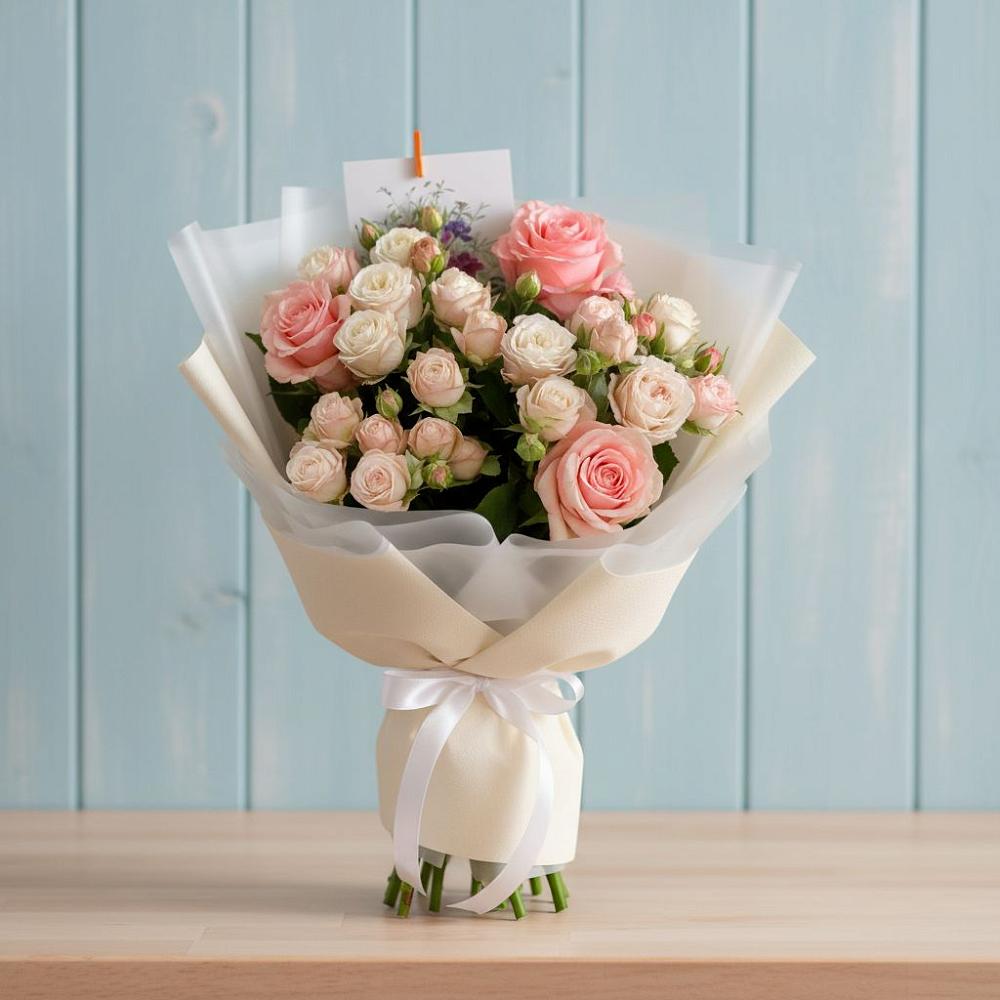 Букет цветов из: Розы в Шангале