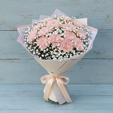 Букет цветов из:  Гвоздики #REPLACE_PRED# Шангале