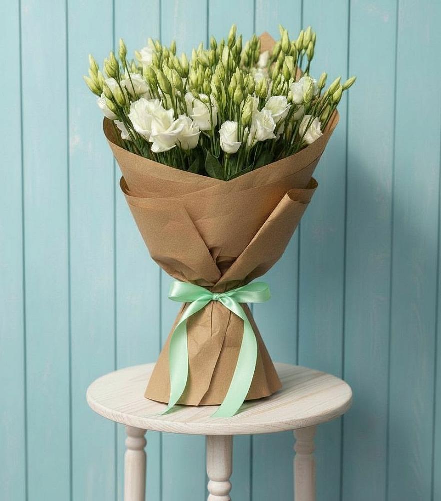 Букет цветов из: Лизиантусы в Шангале