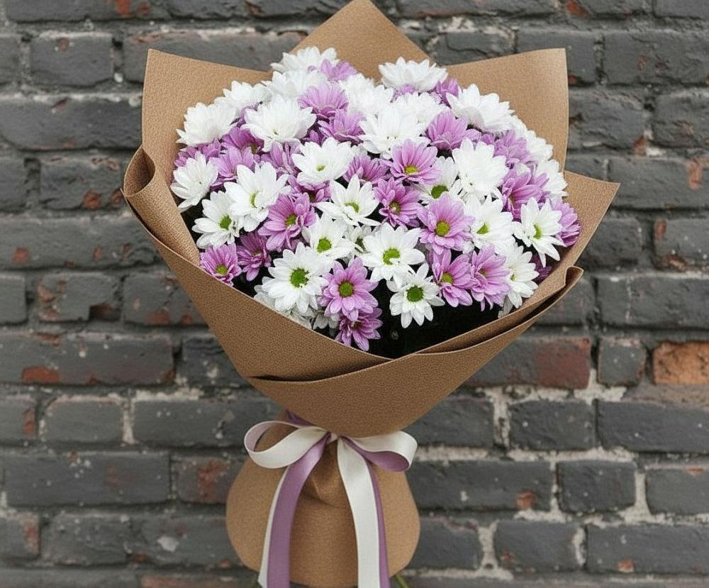 Букет цветов из: Хризантемы в Шангале