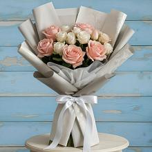 Букет цветов из:  Розы #REPLACE_PRED# Шангале