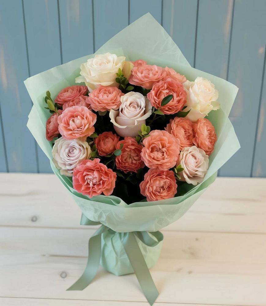 Букет цветов из: Розы в Шангале