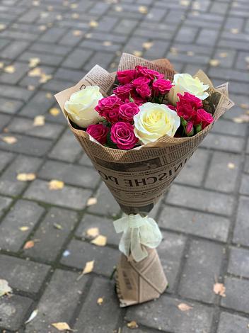Букет цветов из: Розы в Шангале