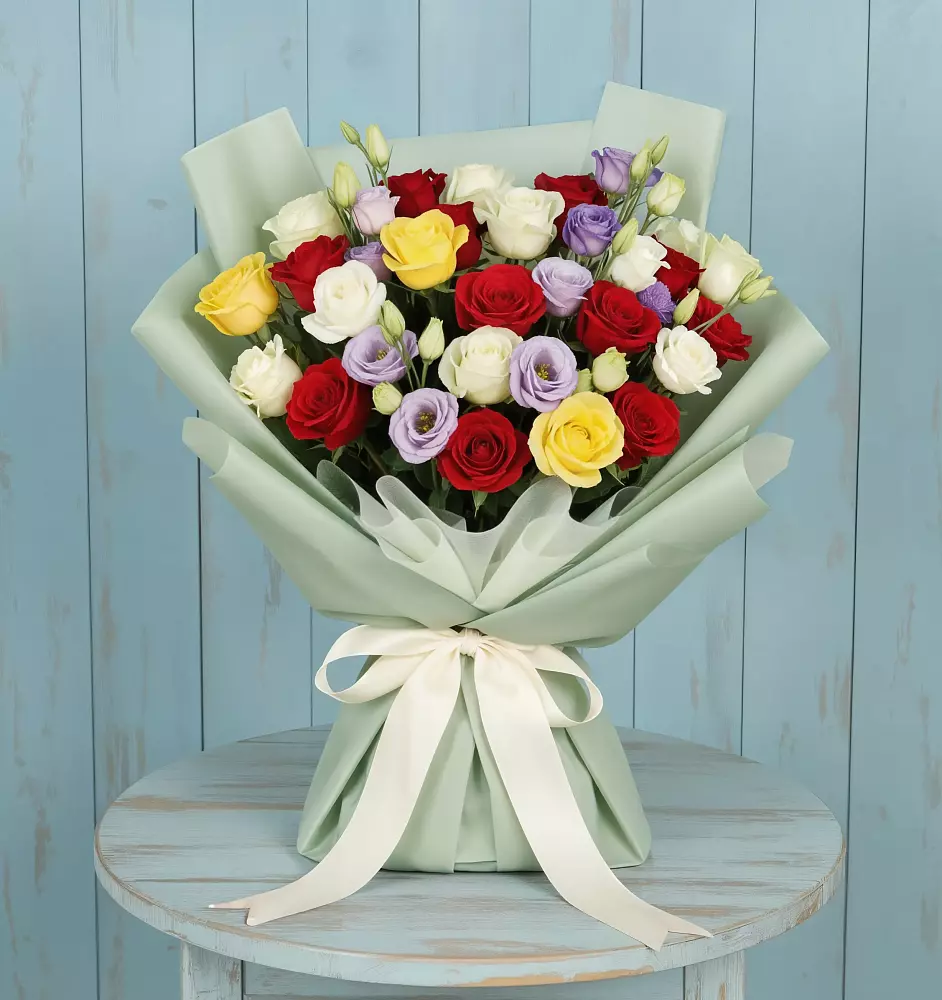 Букет цветов из: Розы в Шангале